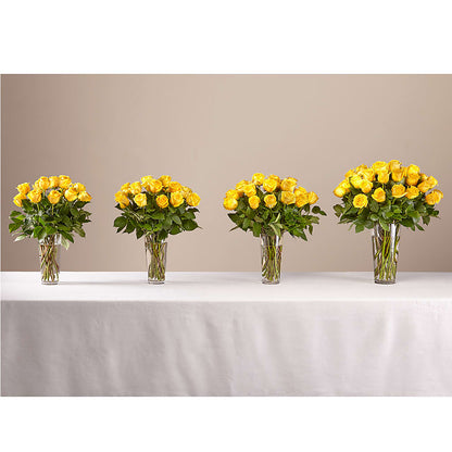 Long Stem Yellow Rose Bouquet –  Flowers By Van Brunt, Long Branch NJ