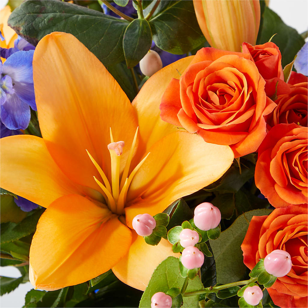 Radiant Citrus Bouquet –  Flowers By Van Brunt, Long Branch NJ