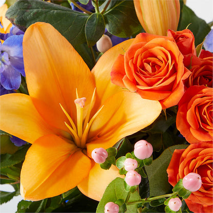 Radiant Citrus Bouquet –  Flowers By Van Brunt, Long Branch NJ