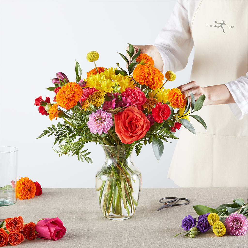 Feast of Color – A Florist Original –  Flowers By Van Brunt, Long Branch NJ