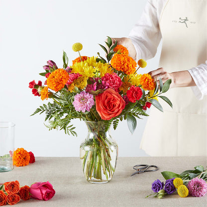 Feast of Color – A Florist Original –  Flowers By Van Brunt, Long Branch NJ