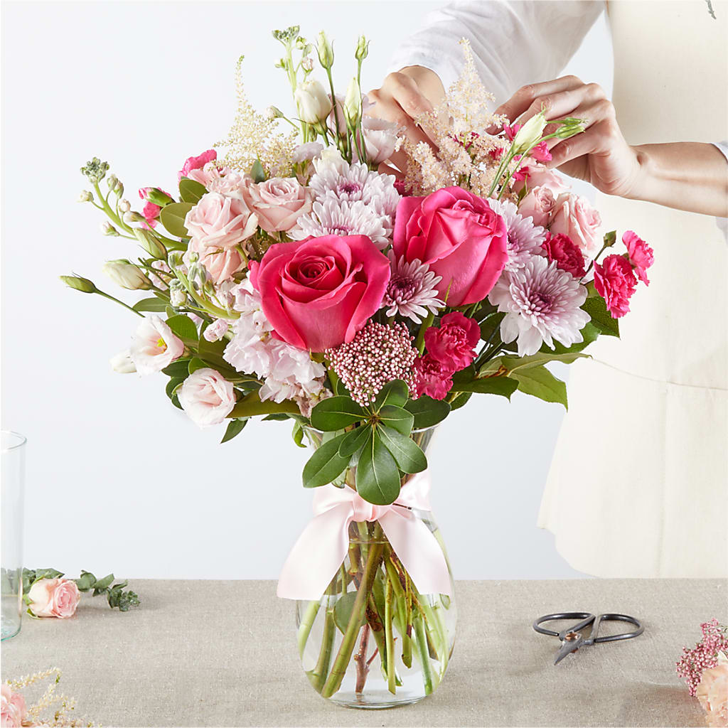 Pink Ribbon - A Florist Original –  Flowers By Van Brunt, Long Branch NJ