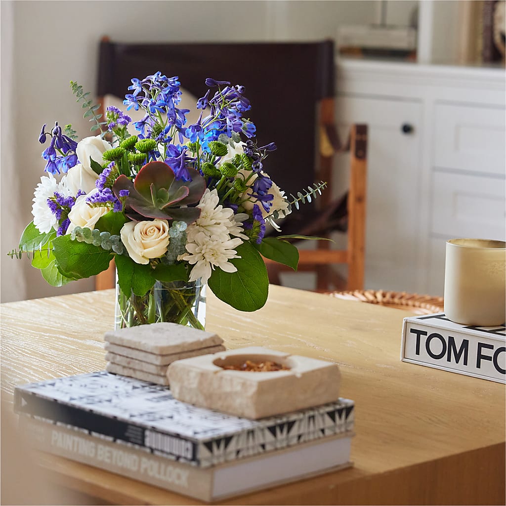 Cerulean Waves Bouquet –  Flowers By Van Brunt, Long Branch NJ