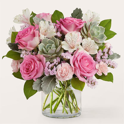 Dusty Rose Bouquet –  Flowers By Van Brunt, Long Branch NJ