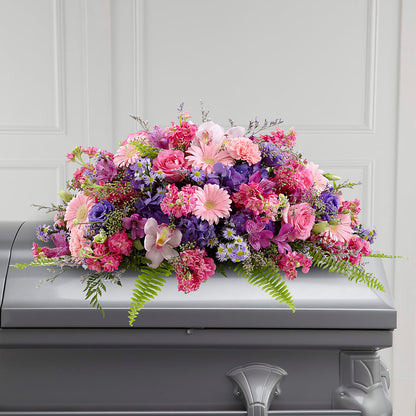 Glorious Garden Casket Spray –  Flowers By Van Brunt, Long Branch NJ