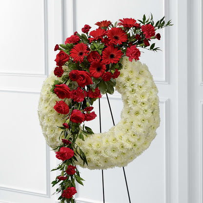 Graceful Tribute Wreath –  Flowers By Van Brunt, Long Branch NJ