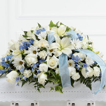 Tender Treasure Casket Spray –  Flowers By Van Brunt, Long Branch NJ