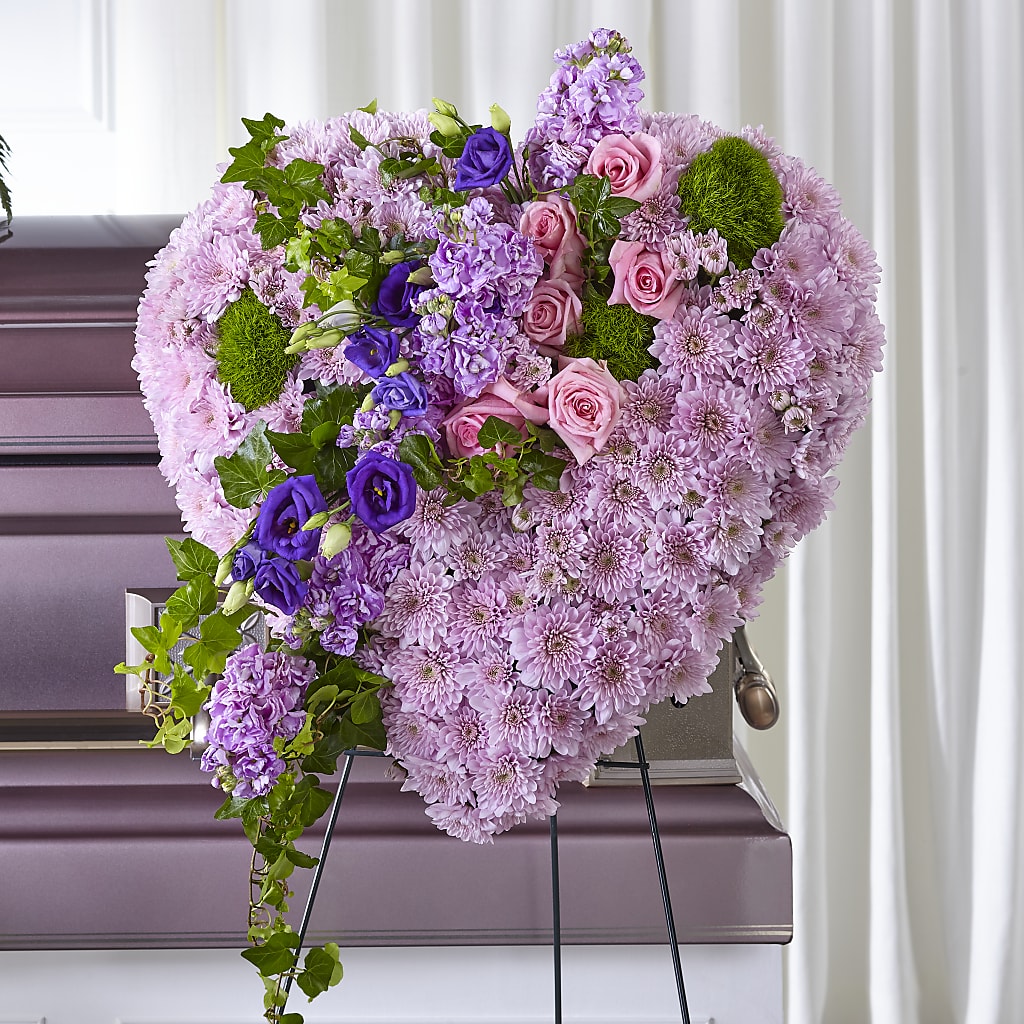 Treasured Love Standing Heart –  Flowers By Van Brunt, Long Branch NJ