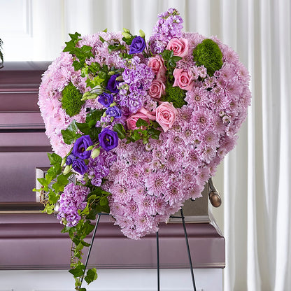 Treasured Love Standing Heart –  Flowers By Van Brunt, Long Branch NJ