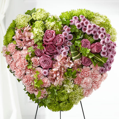 Heartwarming Standing Heart –  Flowers By Van Brunt, Long Branch NJ