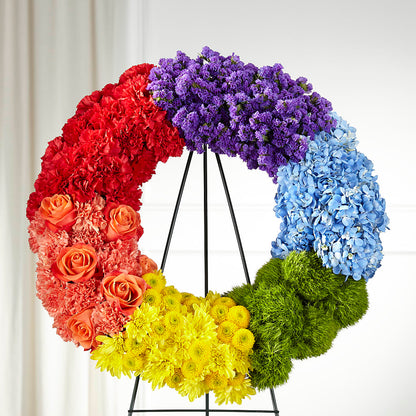 Circle of Love Wreath –  Flowers By Van Brunt, Long Branch NJ