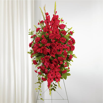 From the Heart Standing Spray –  Flowers By Van Brunt, Long Branch NJ