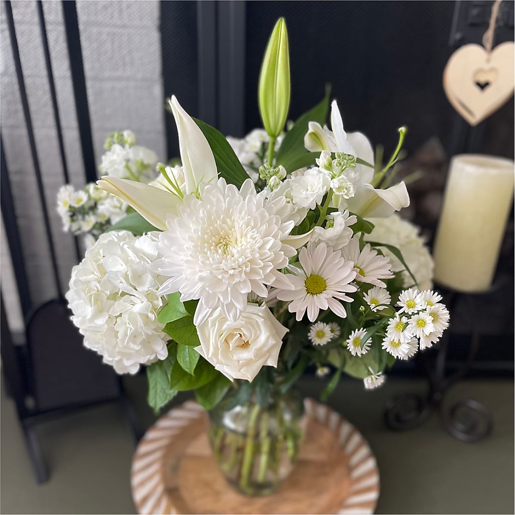 Classic Ivory – A Florist Original –  Flowers By Van Brunt, Long Branch NJ