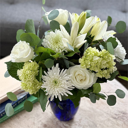 Snowy Dreams Bouquet –  Flowers By Van Brunt, Long Branch NJ