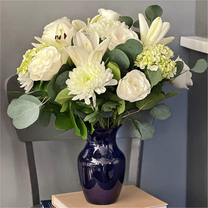 Snowy Dreams Bouquet –  Flowers By Van Brunt, Long Branch NJ