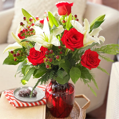 Evergreen Delight Bouquet –  Flowers By Van Brunt, Long Branch NJ