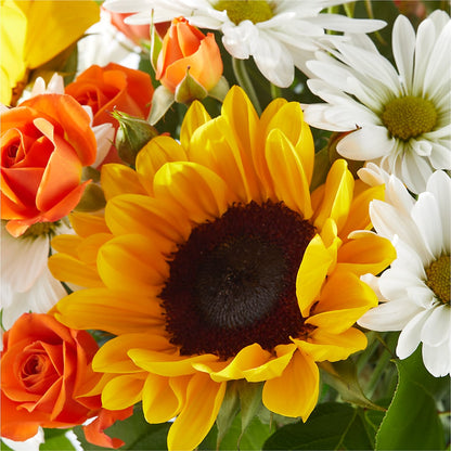 Sun-drenched Blooms Bouquet –  Flowers By Van Brunt, Long Branch NJ
