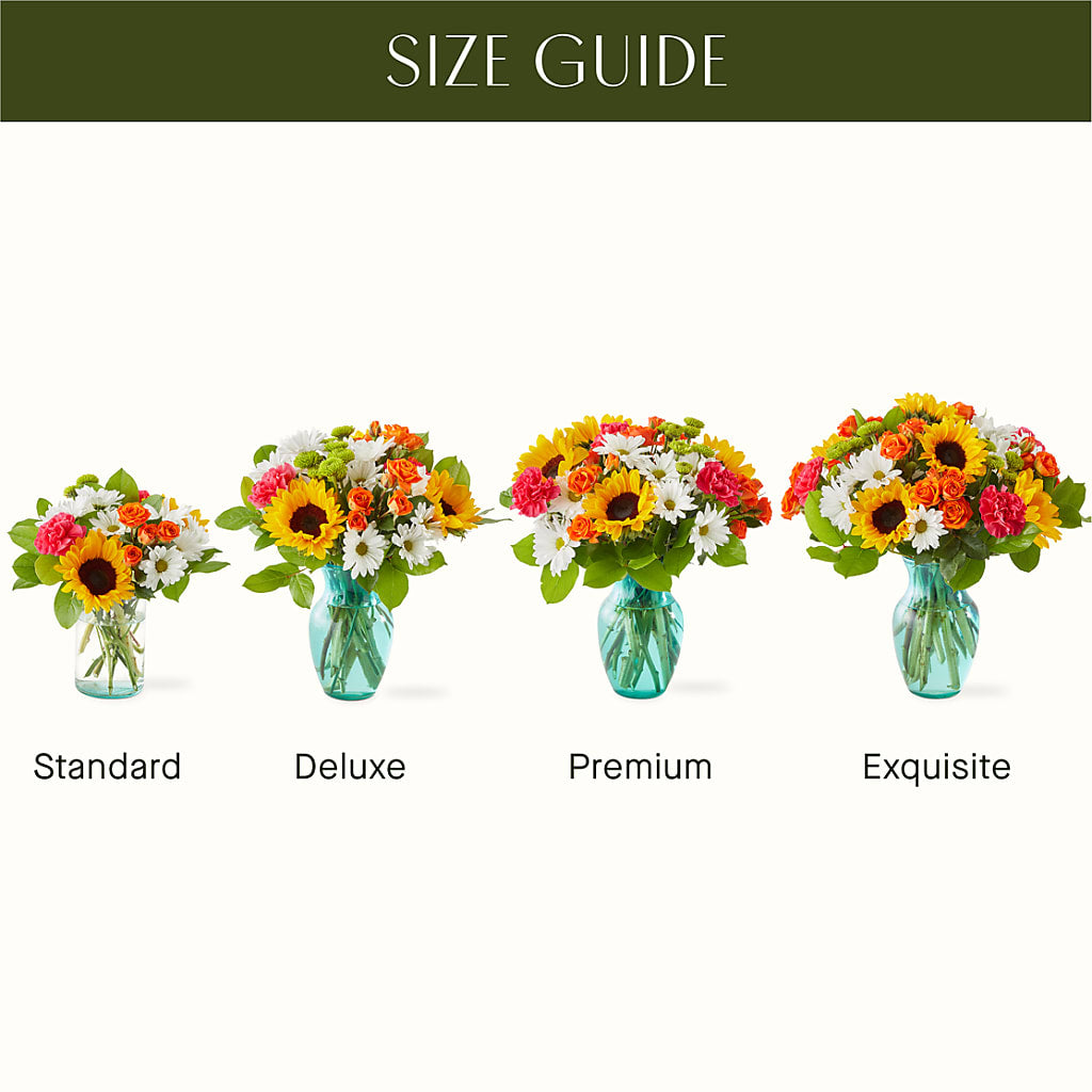 Sun-drenched Blooms Bouquet –  Flowers By Van Brunt, Long Branch NJ