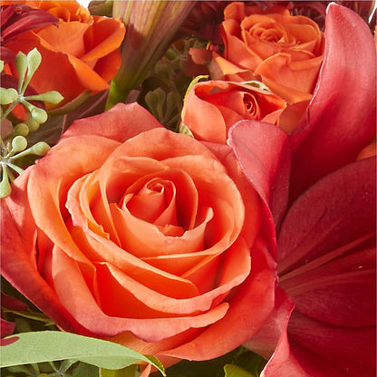 Crimson Leaves Bouquet –  Flowers By Van Brunt, Long Branch NJ