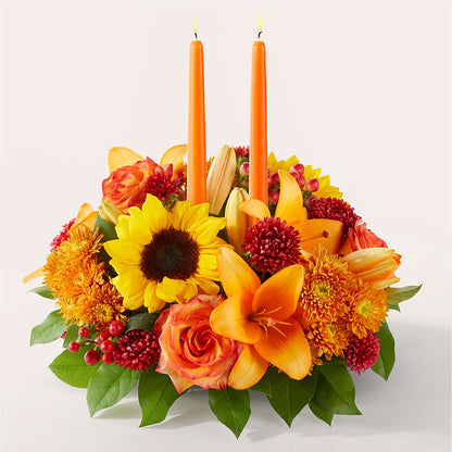 Grateful Centerpiece –  Flowers By Van Brunt, Long Branch NJ