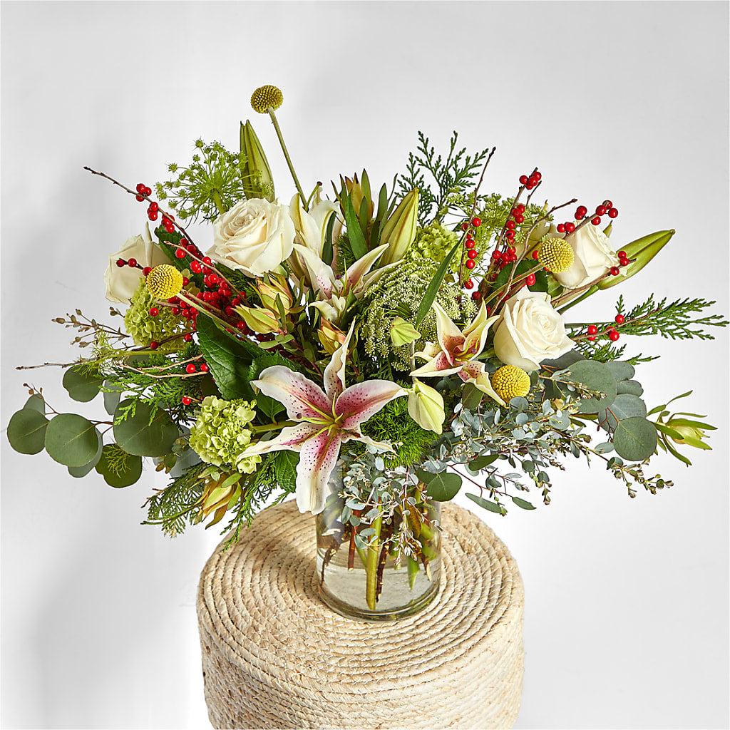 Berry & Bright Bouquet –  Flowers By Van Brunt, Long Branch NJ
