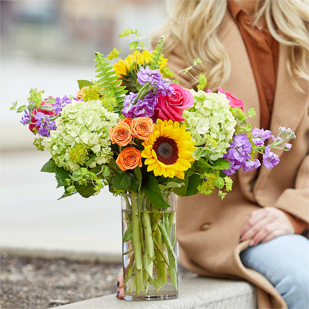Vibrant Greetings Bouquet –  Flowers By Van Brunt, Long Branch NJ