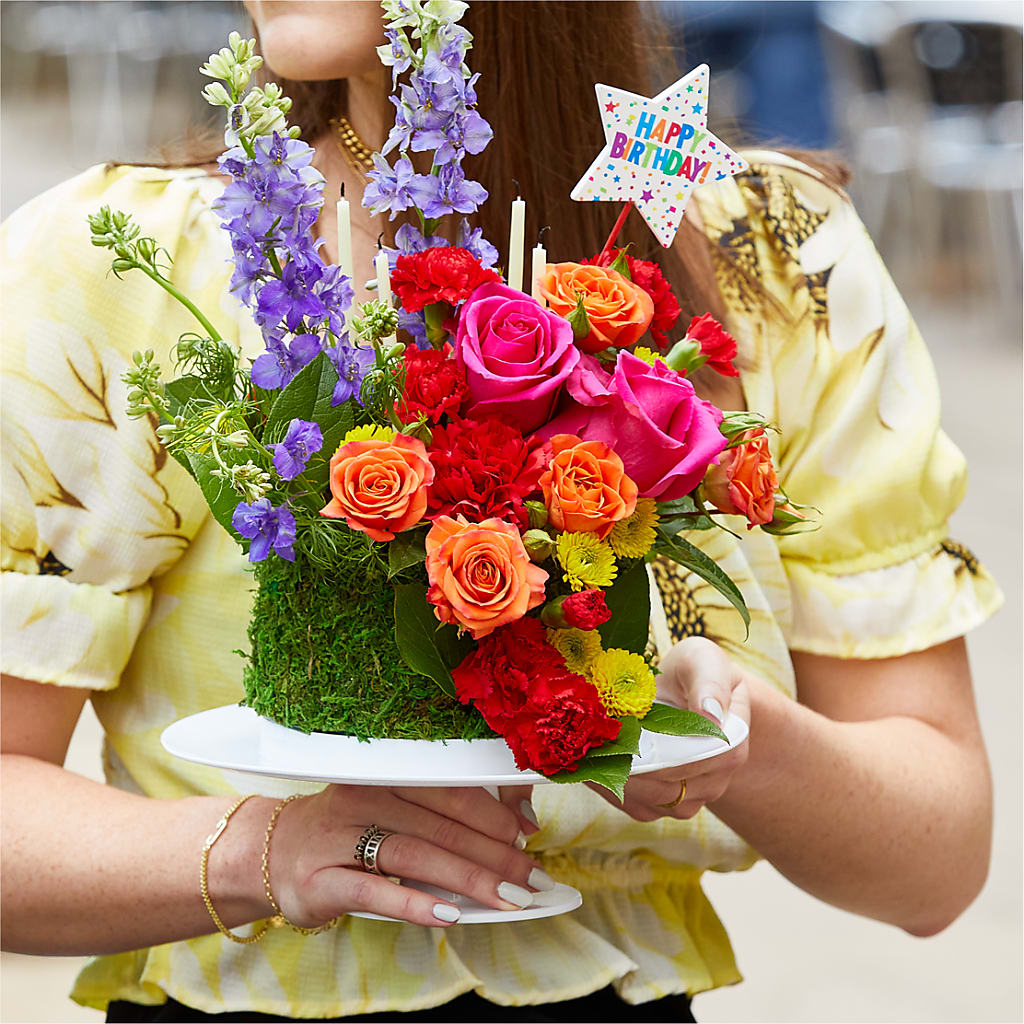 Best Year Yet Floral Cake –  Flowers By Van Brunt, Long Branch NJ