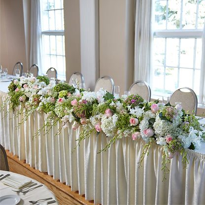 State of Joy Head Table Arrangement –  Flowers By Van Brunt, Long Branch NJ